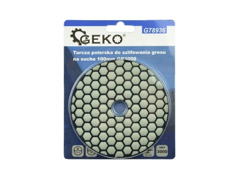 Tarcza polerska do szlifowania gresu na sucho 100mm GR3000 (5/25/250))