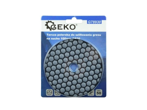 Tarcza polerska do szlifowania gresu na sucho 100mm GR50 (5/250))