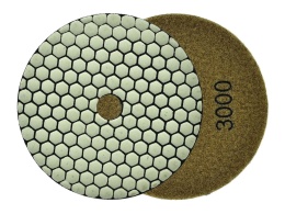 Tarcza polerska do szlifowania gresu na sucho 125mm GR3000 (5/25/250)