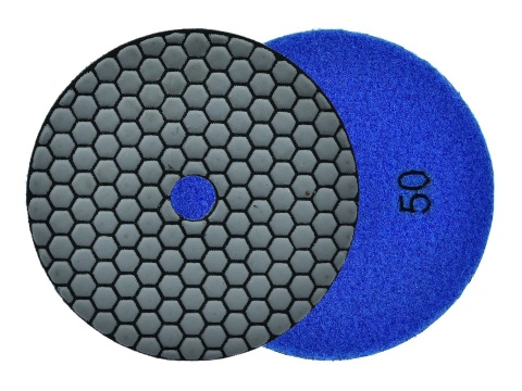 Tarcza polerska do szlifowania gresu na sucho 125mm GR50 (5/25/250)