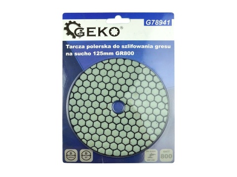 Tarcza polerska do szlifowania gresu na sucho 125mm GR800 (5/25/250)
