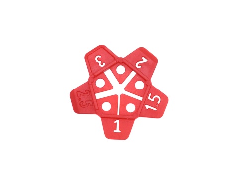 Uniwersalny System Gwiazdek-krzyżyków 1-3mm 5w1 100szt.(100)