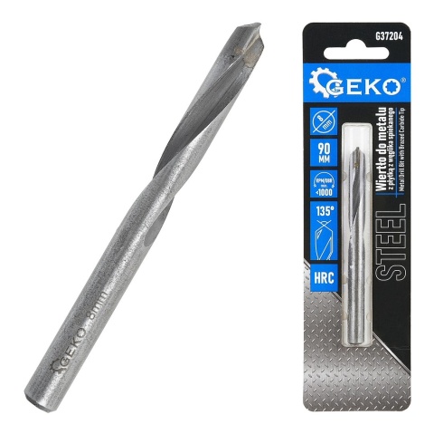 Wiertło do metalu z płytką z węglika spiekanego -8x90 mm (300)