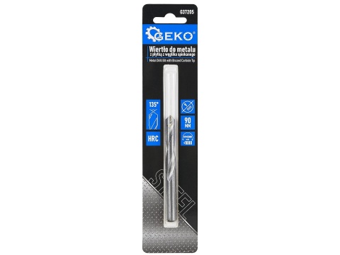 Wiertło do metalu z płytką z węglika spiekanego -9x90 mm (300)