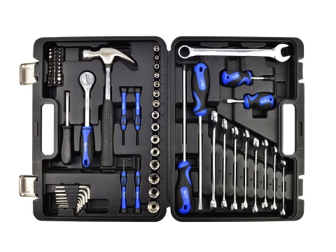 Zestaw narzędzi, kluczy i wkrętaków 73el. (4)