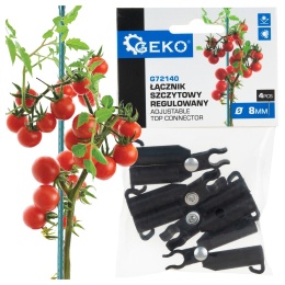 Łącznik szczytowy, regulowany do tyczek 8mm - 4szt/opak (100)