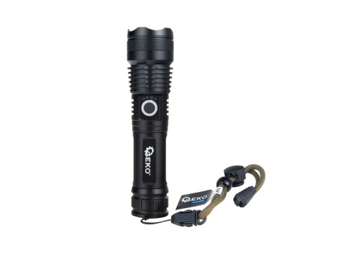Latarka taktyczna LED XHP50 15W 1800mAh 1500lm IPX3 - kartonik wystawowy (12/48)