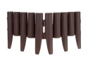Obrzeże - palisada ogrodowa, zestaw 2,5m - Brązowe (20)