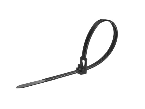 Opaski zaciskowe wielokrotnego użytku 4.8x200mm 100szt. (125)