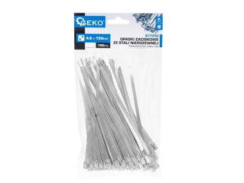 Opaski zaciskowe ze stali nierdzewnej 4.6x150mm 100szt. (100)