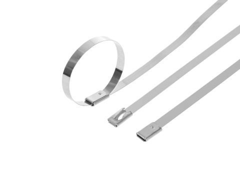 Opaski zaciskowe ze stali nierdzewnej 4.6x150mm 100szt. (100)