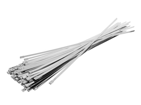 Opaski zaciskowe ze stali nierdzewnej 7.9x350mm 100szt. (25)