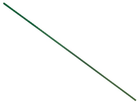 Stalowa tyczka ogrodowa powlekana PCV 8mm x150cm (100)