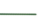 Stalowa tyczka ogrodowa powlekana PCV 8mm x150cm (100)