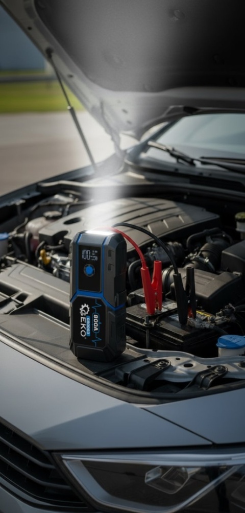Urządzenie rozruchowe - JUMP STARTER 10000mAh 400A LED QC3.0 12V (12)