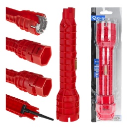 Klucz hydrauliczny montażowy 8w1 (100)