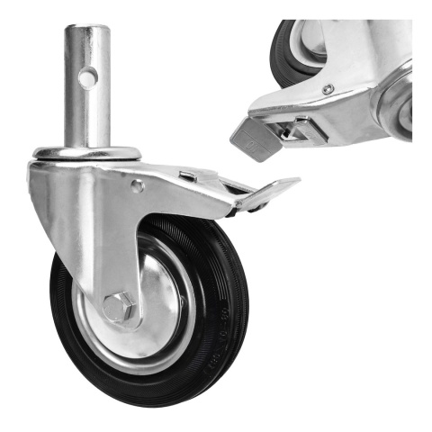 Koło do rusztowania z hamulcem 160mm 125kg (12)