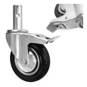 Koło do rusztowania z hamulcem 160mm 125kg (12)