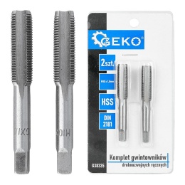 Komplet gwintowników drobnozwojnych ręcznych M10 x 1,0mm 2szt. (100/200)