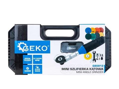 Mini szlifierka precyzyjna kątowa + akcesoria (10)
