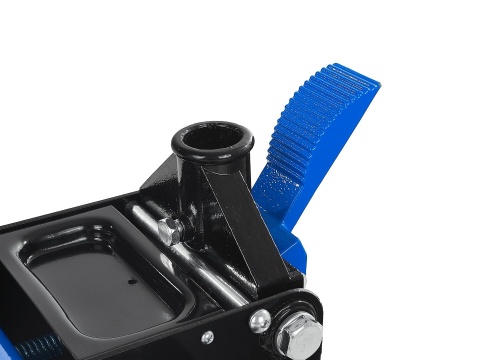 Podnośnik hydrauliczny niskoprofilowy 2-tłokowy z pedałem nożnym 3T 75-505mm (1)