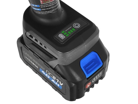 Szlifierka kątowa akumulatorowa bezszczotkowa 125mm 950W 2x4.0Ah 21V (5)