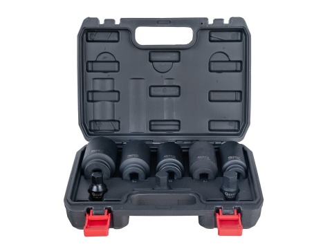 Zestaw nasadek udarowych 8el. 1/2" 12-kąt CR-MO (5)
