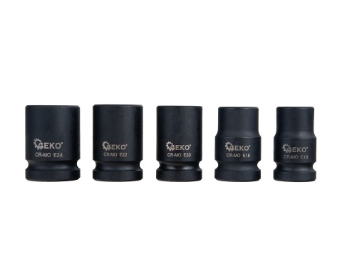 Zestaw nasadek udarowych torx 11el. 1/2" E6-E24 CR-MO (20)
