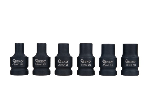Zestaw nasadek udarowych torx 11el. 1/2" E6-E24 CR-MO (20)
