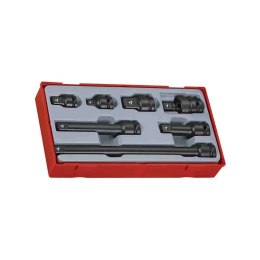 Teng Tools 13-elementowy zestaw kluczy nasadowych maszynowych z chwytem kwadratowym 1/2