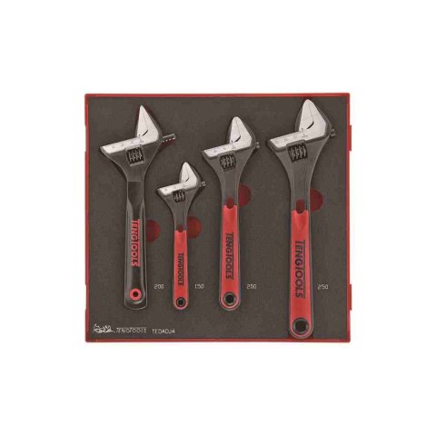 Teng Tools 4-elementowy zestaw kluczy nastawnych TEDADJ4 238310106