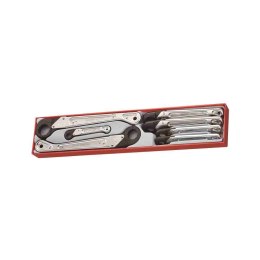 Teng Tools 7-elementowy zestaw kluczy oczkowych zapadkowych otwieranych TTxQRS07 186780102