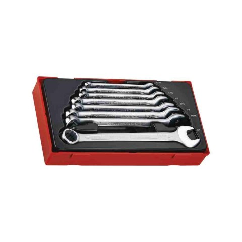 Teng Tools 8-elementowy zestaw kluczy płasko-oczkowych calowych TT3592 58050303