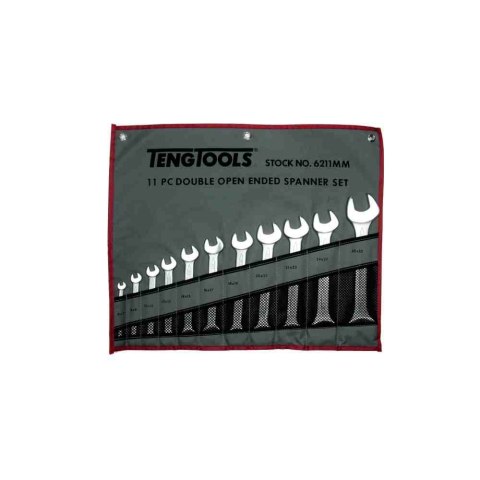 Teng Tools Klucze płaskie w zestawie 6211MM 151650108