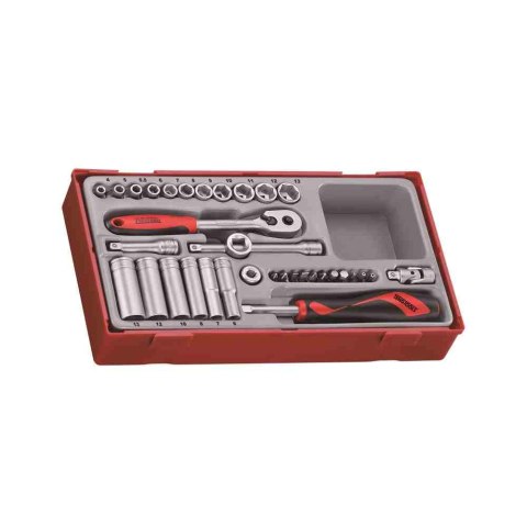 Teng Tools Zestaw kluczy nasadowych z chwytem ? ?" TT1435 282670108