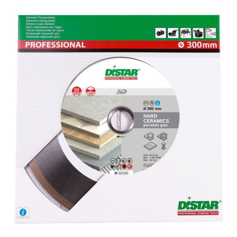 Distar Tarcza diamentowa do cięcia twardych płytek 300mm HARD CERAMICS 1A1R 111 270 48 022