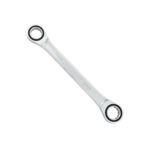 Jonnesway Zestaw kluczy oczkowych z grzechotką dwustronnych 8x19mm W68106S