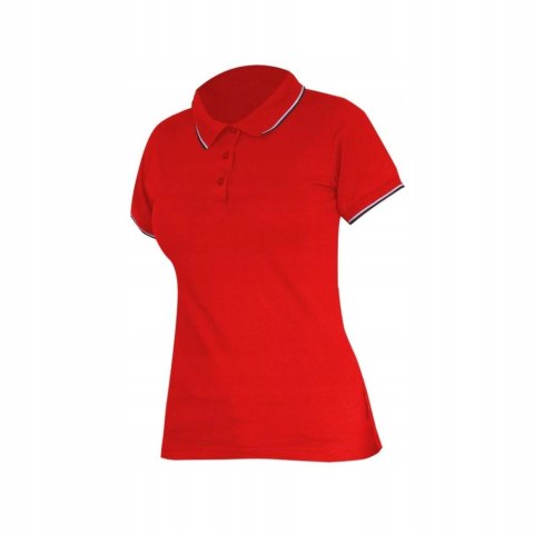 Lahti Pro Koszulka polo czerwona damska L40314 XL