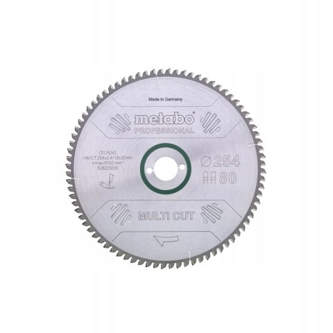 Metabo Piła tarczowe do cięcia drewna 315x30mm 96Z