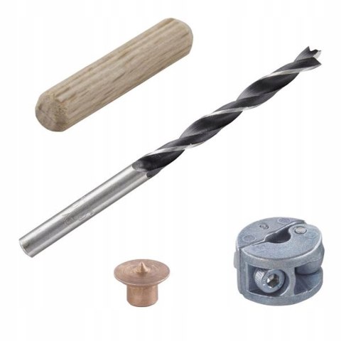 Zestaw do połączeń kołkowych 8mm Wolfcraft