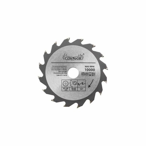 Drel Tarcza piła widiowa do drewna 130x20mm 16T CON-TCT-1301