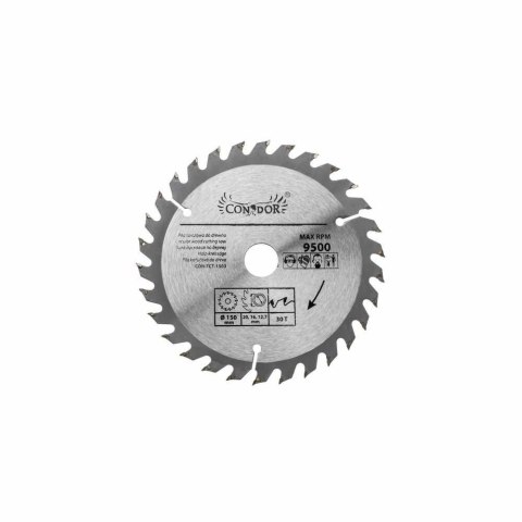 Drel Tarcza piła widiowa do drewna 150x20mm 30T CON-TCT-1503