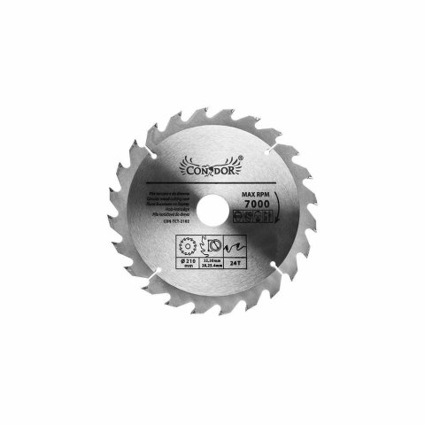 Drel Tarcza piła widiowa do drewna 210x32mm 24T CON-TCT-2102