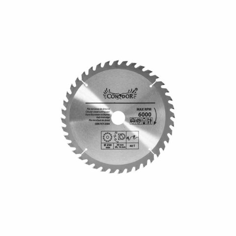 Drel Tarcza piła widiowa do drewna 250x30mm 40T CON-TCT-2504