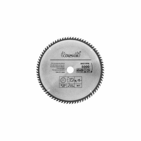 Drel Tarcza piła widiowa do drewna 300x30mm 80T CON-TCT-3008