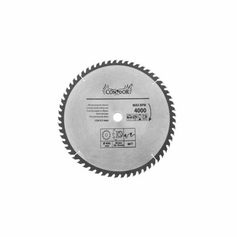 Drel Tarcza piła widiowa do drewna 400x30mm 40T CON-TCT-4004