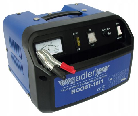 Adler Prostownik transformatorowy 12/24V BOOST-18