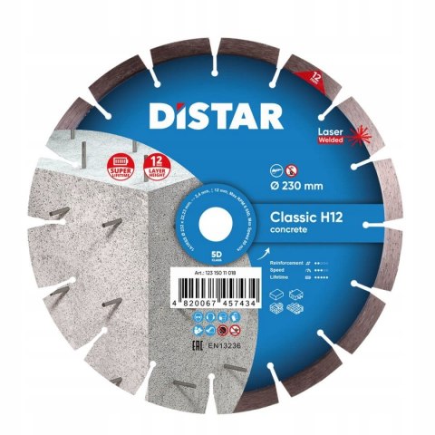 Tarcza diamentowa do cięcia betonu segment 230mm