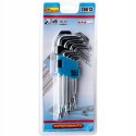 Zestaw kluczy imbusowych długich Torx T10-T50 9el