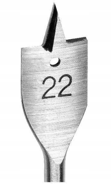 Drel Wiertło łopatkowe piórowe do drewna 22mm